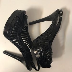 Jessica Simpson platform slingback stiletto heels